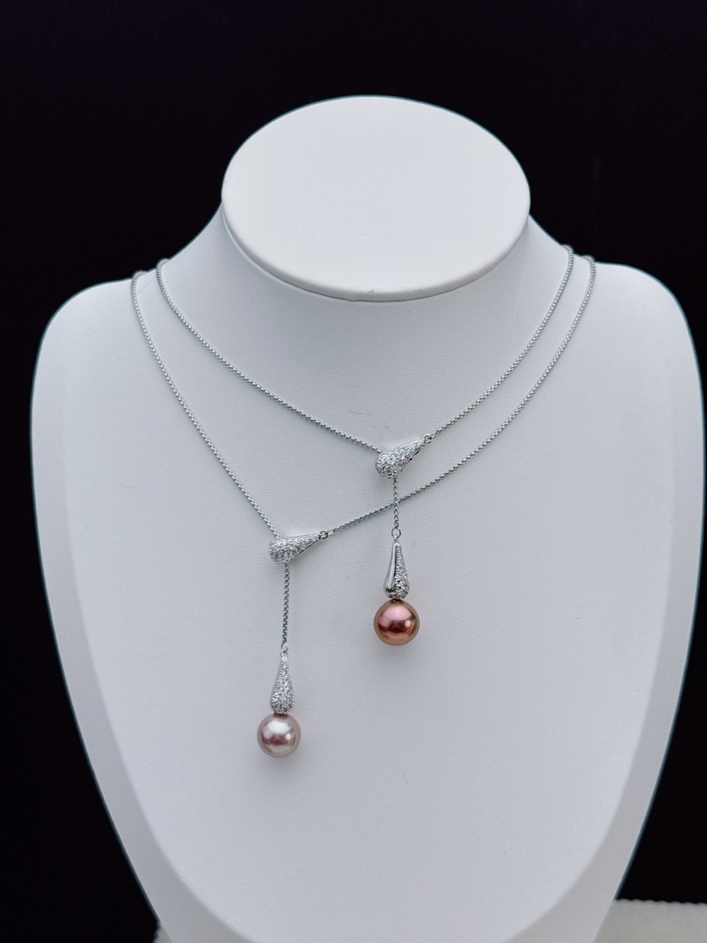 High Quality 11-12mm Edison Freshwater Pearl Long Adjustable Necklace 28” 26X470 - Picture 5 of 9